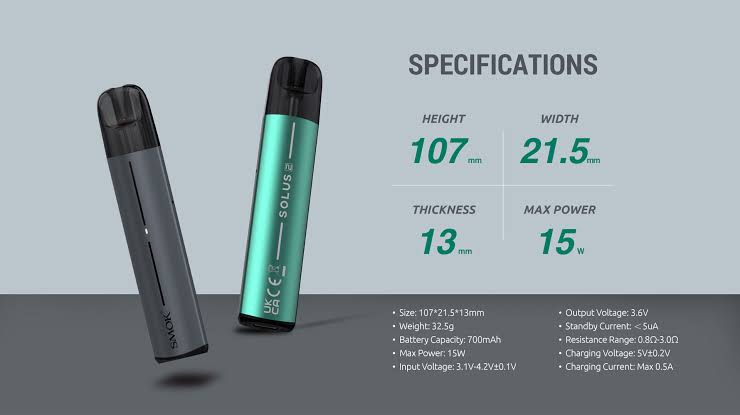 Smok Solus 2 Pd Parametreleri
